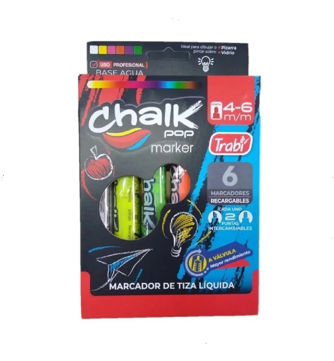 Marcadores De Tiza Líquida - imagen 2